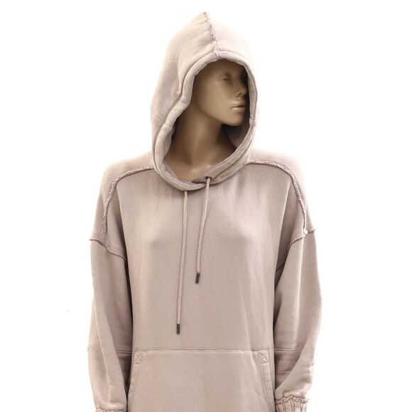 Free People We The Free Stand Up Hoodie Top Oversized Pullover XXS New 284134 - Picture 2 of 7